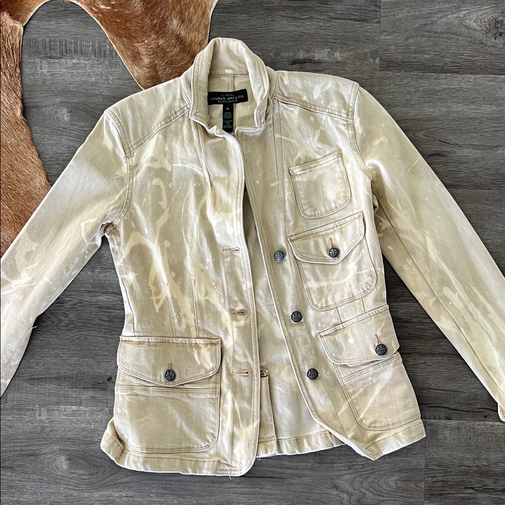 Ralph Lauren Cream Utility Jacket